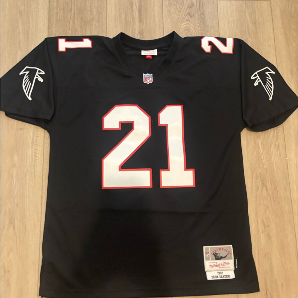 Deion Sanders Atlanta Falcons jersey - Picture 1 of 4